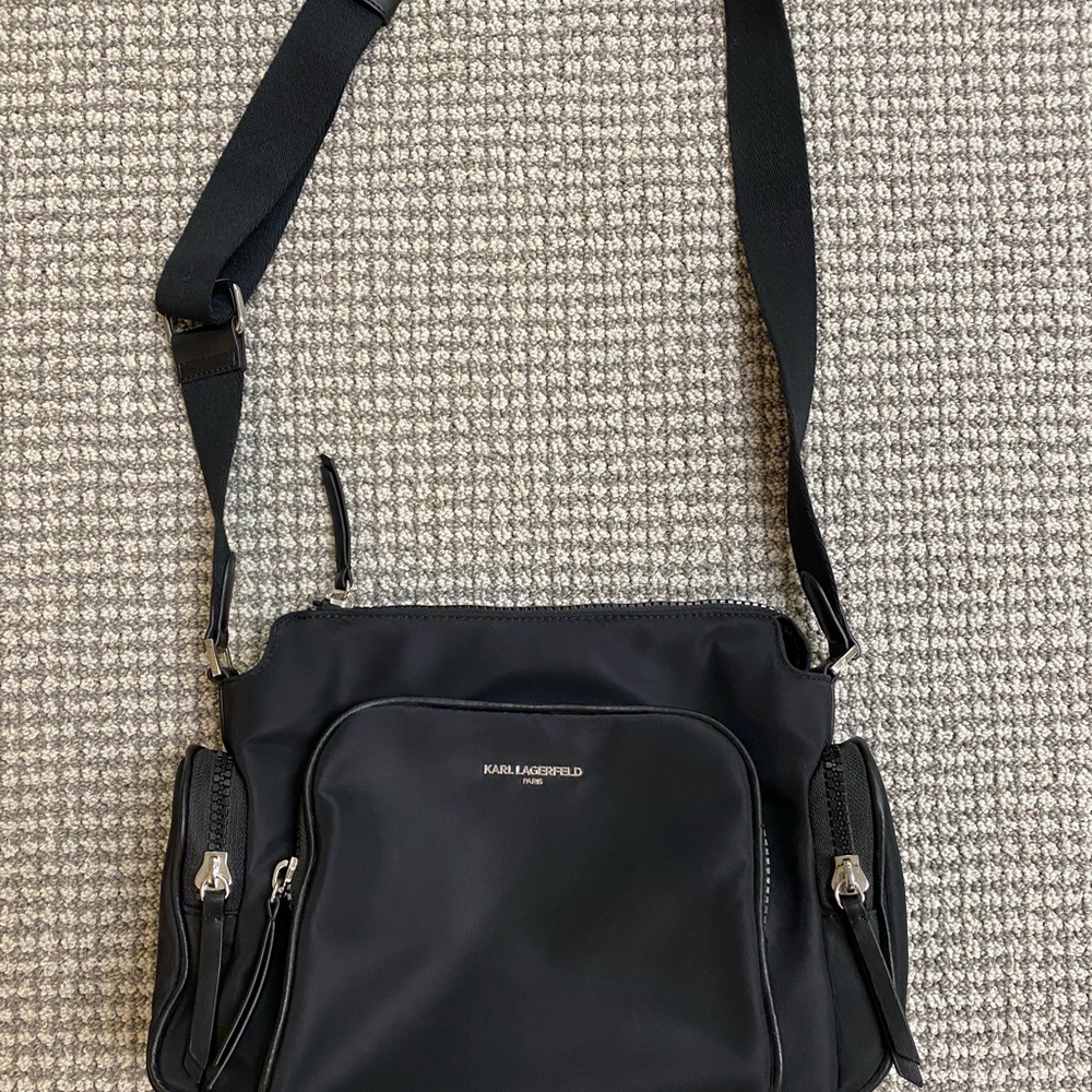 NWOT Karl Lagerfeld Black Crossbody Bag
